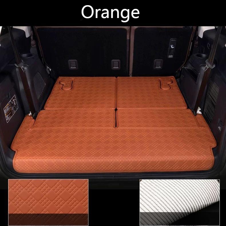 For Hyundai Santa Fe 2025 NX4 Trunk Mat 5/6/7 Seat Car Mat Accessories Leather Waterproof Cargo Liner Interior Modification