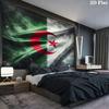 Algerien Nationalmannschaft Wandteppich Ästhetischer Wandbehang Bedruckter Stoffdecke Dekorative Wandteppiche für Schlafzimmer Wohnzimmer Heimdekoration