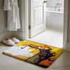 Calvin Und Hobbes Selbstklebende Kunst Bodenmatte Weiche Flanell-Absorbierende Matte Rutschfester Teppich Zuhause Schlafzimmer Badezimmer