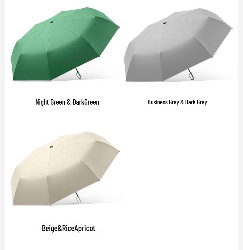 Hand-Opened Dual-Use Umbrella with Memory Patch: Easy to Fold, Store, and UV-Protected for All-Weather Use.
