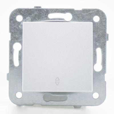 Wechselstromschalter - VIKO - KARRE NOVELLA - Aluminium - 1-fach - Federklemmen
