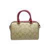 Coach Rowan 17 Classica Monogramma Zip Tracolla Staccabile Borsa a Mano Crossbody Mini Donna Borsa a Mano Marrone Rosso C9947-IMP4J