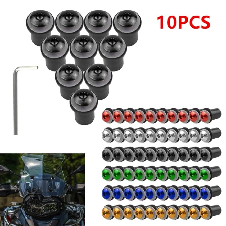 Motorcycle Windscreen Windshield Bolt Screw Nut Kit for Motorcross Fairing Decor