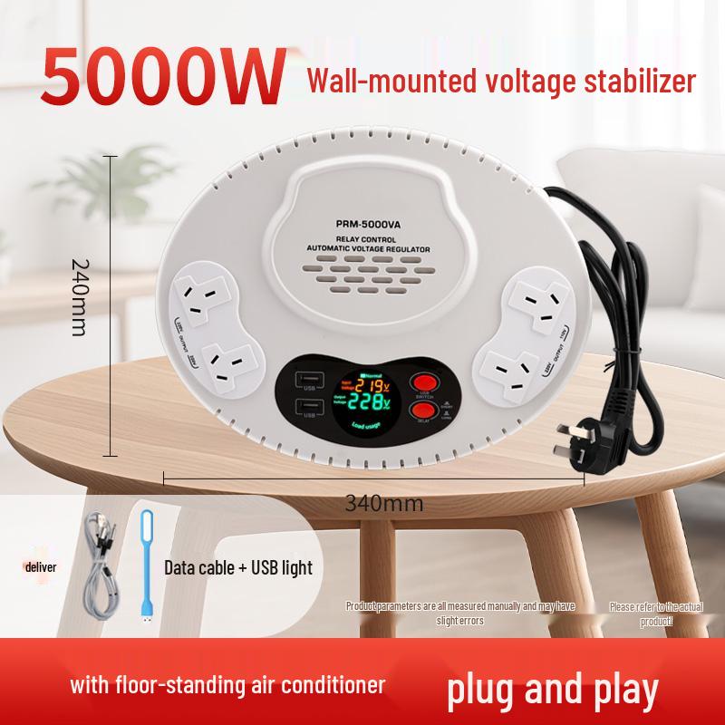 High-Power Automatic Voltage Stabilizer for Home Appliances: TV, Refrigerator, Laptop
