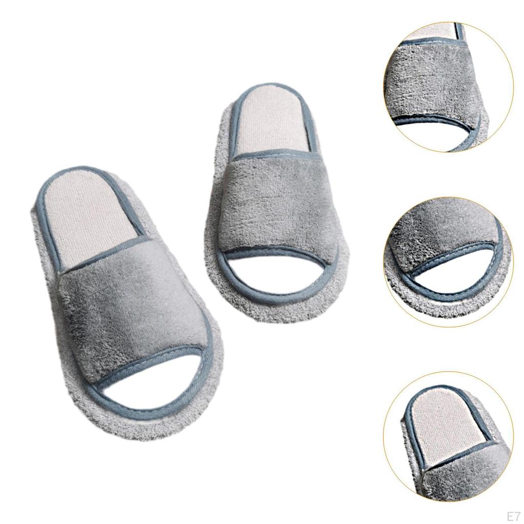 Cleaning Mop Slippers Mopping Slippers,Household Quiet Portable Soft Cleaner Shoes for