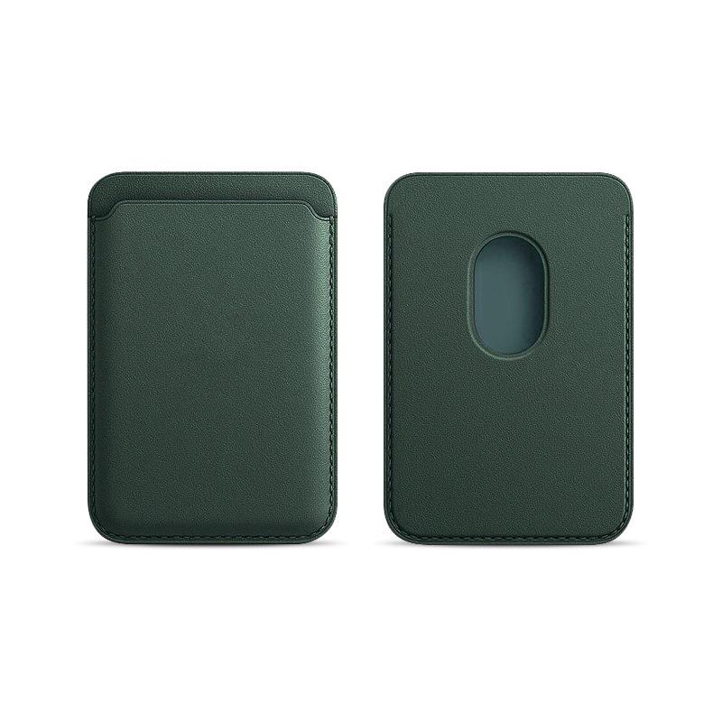 Magnetische Kaarthouder voor iPhone 13 - MagSafe Lederen PU Sleeve met ID-houder & Telefoonachterkant Sticker