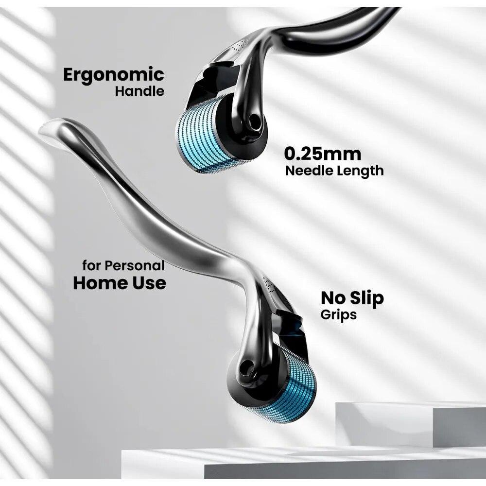 540 Massagerolle für Gesichts- und Körperhaarwachstum für Haut und Bart, 0,25 mm, 0,3 mm, Mikro-Gesichtsrollen-Werkzeug, Kosmetikwerkzeuge, Schönheitszubehör