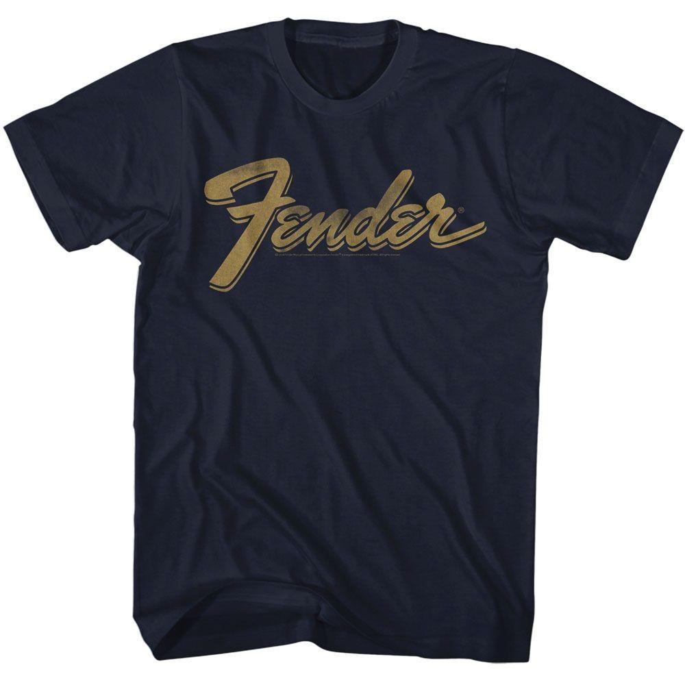 Fender Worn Logo Navy Music Shirt