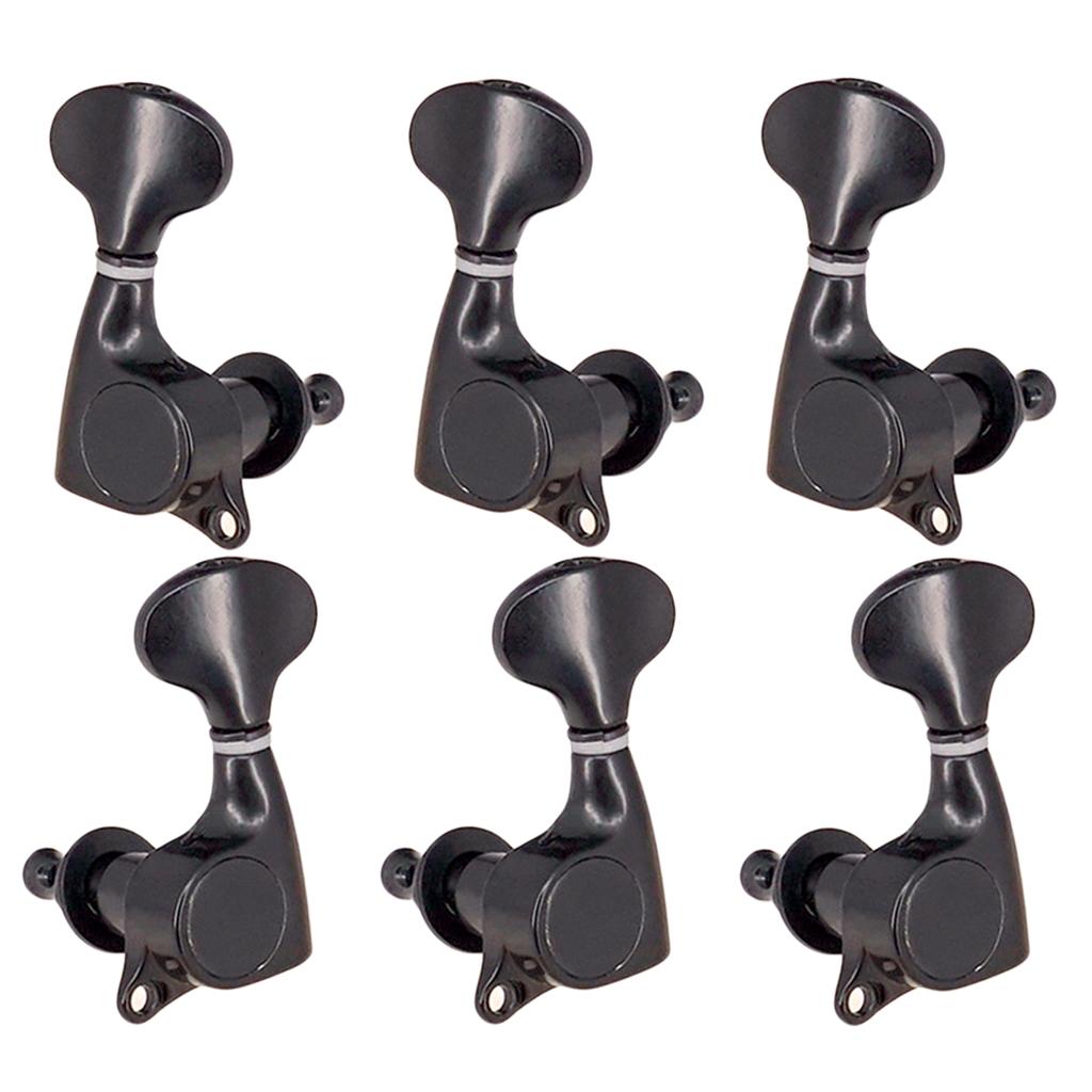 6 Pieces Sealed-gear Acoustic Guitar Instruments Tuning Pegs