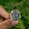 925 Sterling Silver African Amethyst Rough Gemstone Boho Stackable Artisan Ring