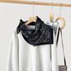 Retro Cotton And Linen Herringbone Pattern Small Square Scarf Silk Scarf Versatile Square Scarf Belt Silk Scarf Clothing With Neck Scarf