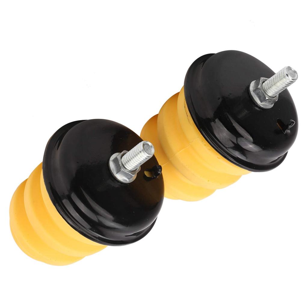 2 Rear Frame Rubber Bumpers for Chevrolet Silverado 1500, High Shock Absorption, Durable Material,