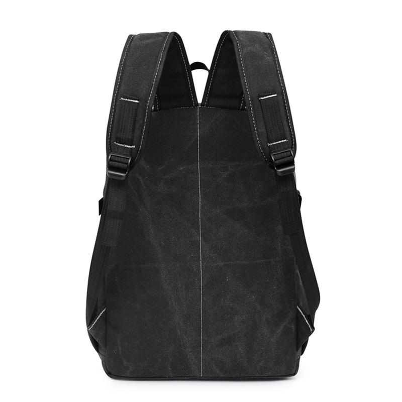 Vintage Canvas Backpack Women'S Outdoor Backpack Male Middle School Student Casual Schoolbag Large Capacity Computer Bag