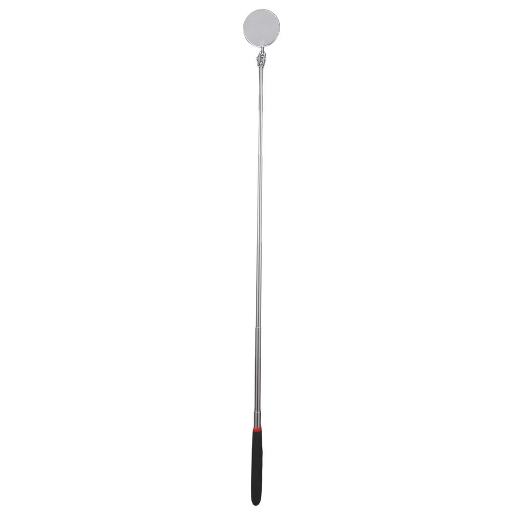 34" Extension Inspection Car Mirror 360° Rotating Telescopic Handle Lighted Retractable Tool Stick