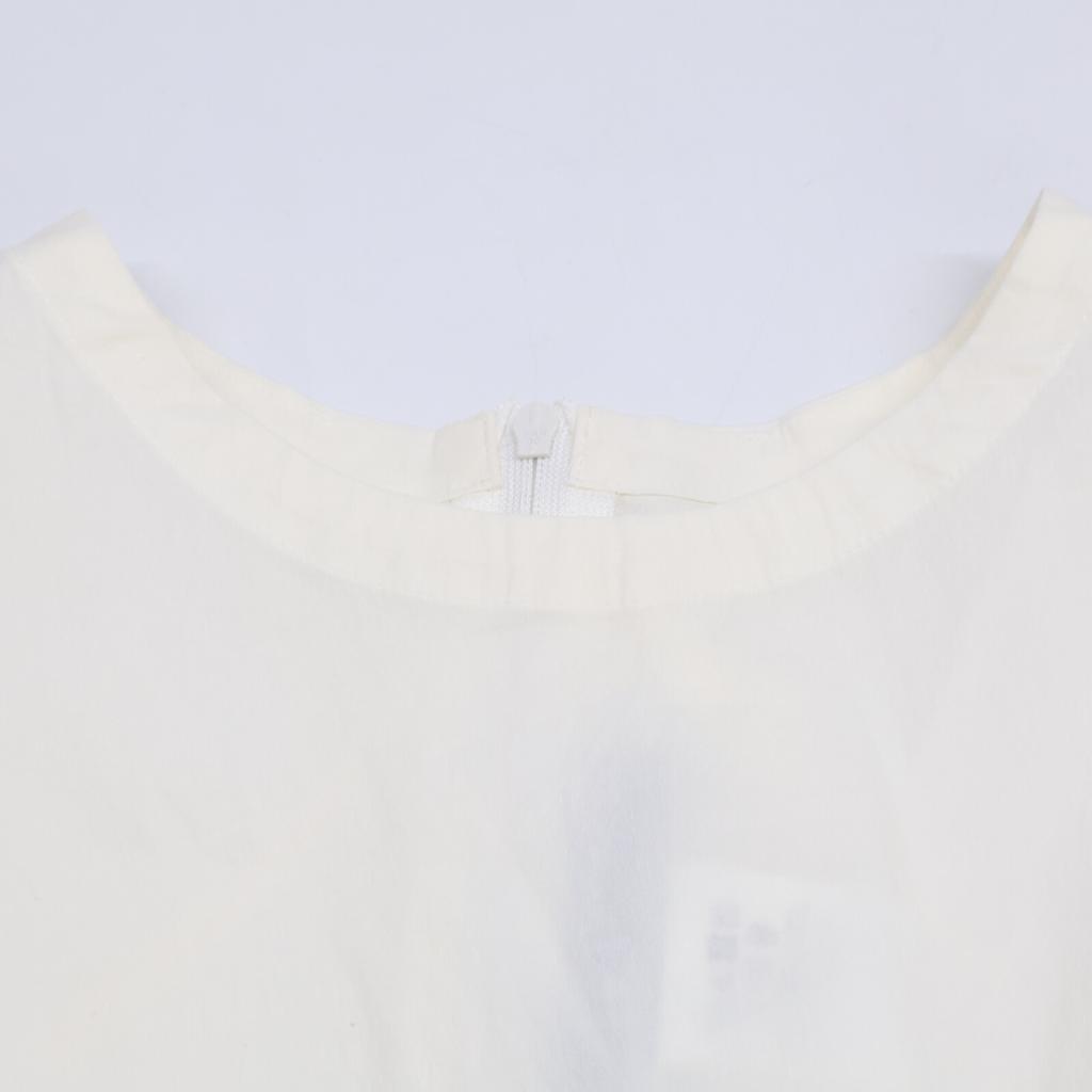 ISSEY MIYAKE IM41FH502 24Stainless Steel Ivory Stretch Deformed Dress dress 3 IvoryUsed