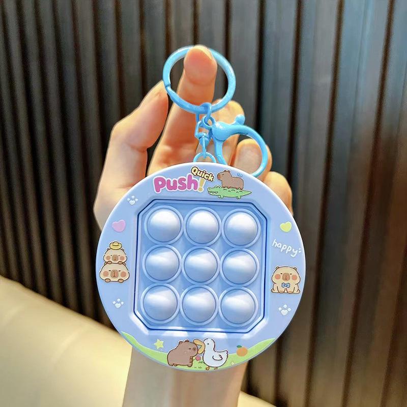 Cartoon Fidget Toy Keychain Backpack Pendant - Cute and Creative Small Gift Accessory