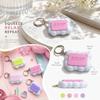 Realistic Design Soap Shape Keychain Pressable Button Fidget Toy Keychain Practical Gift