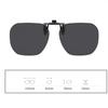 New Arrival Flip-up Sunglasses Clips for Myopia Glasses Retro Square  Glass Clip-on Sunglass Clip