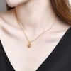 Exquisite Hollow Crown Pendant Gold Clavicle Chain - Luxurious Gift for Mom or Girlfriend