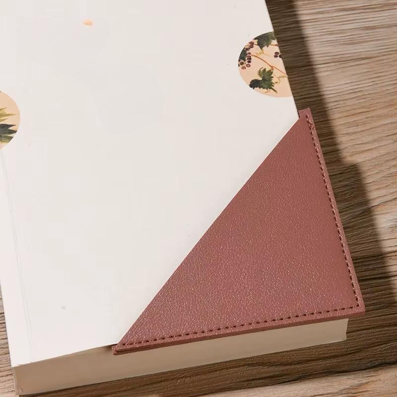

Креативная угловая закладка для книг, однотонный полиуретановый материал, квадратная закладка 95 мм, канцелярские принадлежности для студентов и учителей, инструменты для чтения