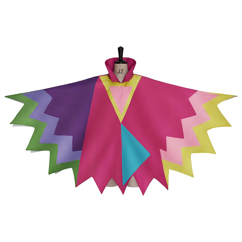 Spel Undertale Spamton Neo Cosplay Kostuum Kleurrijke Staande Kraag Cape Unisex Halloween Kerstmis Carnaval Kleding Cape Cloak One Size