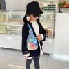2025 Winter New Children's Bag Cartoon Pattern One Shoulder Crossbody Breast Bag Fashion Baby Play Storage Bag