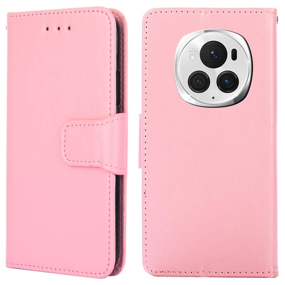 For Honor Magic6 Pro 5G Case Shockproof Leather Phone Cover with Card Slots Wallet