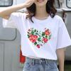 Lovely Sweet Avocado Tee Top Fashion T Shirt Clothing Style Trend Casual Short Sleeve Women Print Lady Female Graphic T-shirt