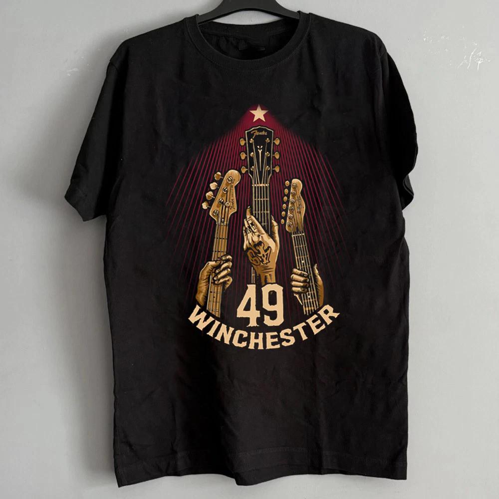 New 49 Winchester Band Poster Album Black Shirt CL782 S