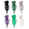 Halloween Dinosaurierskelett Kostüm für Haustiere, Skelettschädel und Rippen Design Outfit mit gepolsterter Wirbelsäule und Schwanz für Hunde und Katzen Cosplay