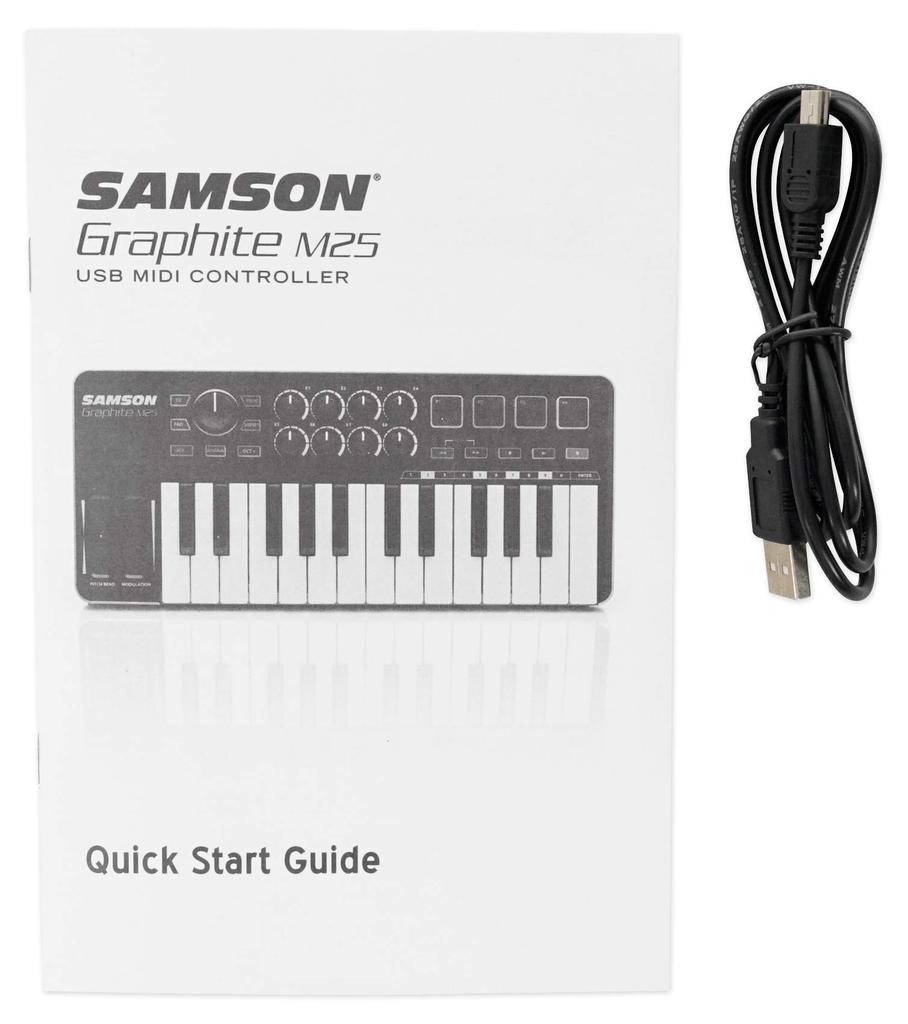 SAMSON Graphite M25 Keyboard Controller USB/MIDI