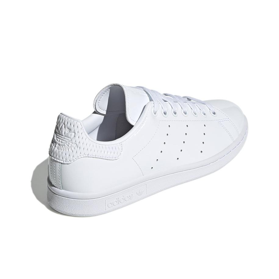 adidas Originals Stan Smith Synthetic Leather Patent Low-Top Sneakers Women Sneakers White EE4760