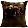 Die Twilight Saga Biss zum Morgengrauen Kissenbezug Schlafzimmer Haus Dekorativ Geschenk Kissenhülle Quadratisch Reißverschluss Kissenbezüge Satin Weich
