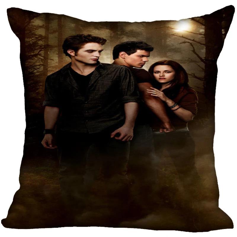 Die Twilight Saga Biss zum Morgengrauen Kissenbezug Schlafzimmer Haus Dekorativ Geschenk Kissenhülle Quadratisch Reißverschluss Kissenbezüge Satin Weich