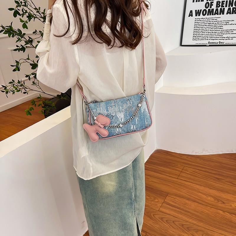 Tasche Neue Damen Schultertasche Lässig Vielseitig Messenger Kettentasche