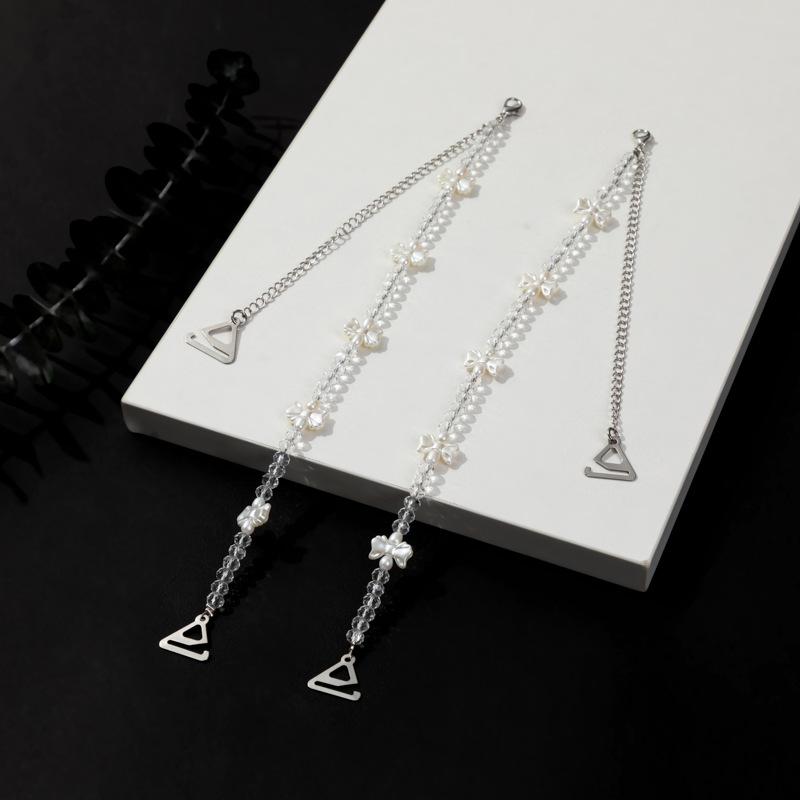 1 Pair Adjustable Bra Straps with Exposed Pearls Elegant Detachable Clear Bra Strap Chains for Women Elegant Lingerie Accessory