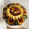 1PC Sunflower Butterfly Umbrella-8-Rib Reinforced, Automatic Open, Lightweight & Durable, Cute Fashion Accessory for Outdoor-F2696