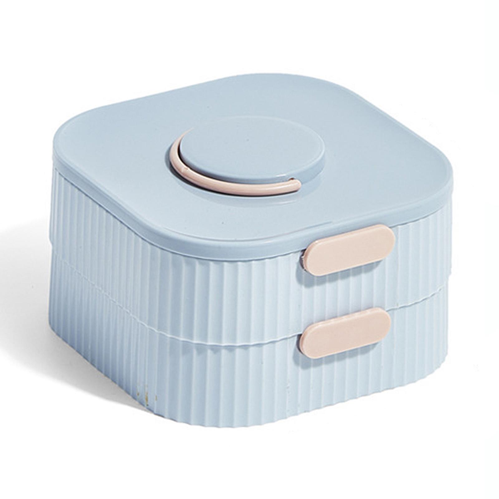 Silicone Ice Tray Quick Freezer Household Ice Making Stencils With Lids Layer синий