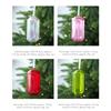 1pc Plastic Christmas Tree Ornaments Square Gemstone Pendant Colorful Snowflake Xmas Hanging Tree Pendants Home Party Decor