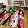 Dragon Ball Pattern Square Carpet,Area Rug,Carpet Rug for Living Room Bedroom Sofa Playroom Decor,Non-slip Floor Mat,Holiday Birthday Gifts