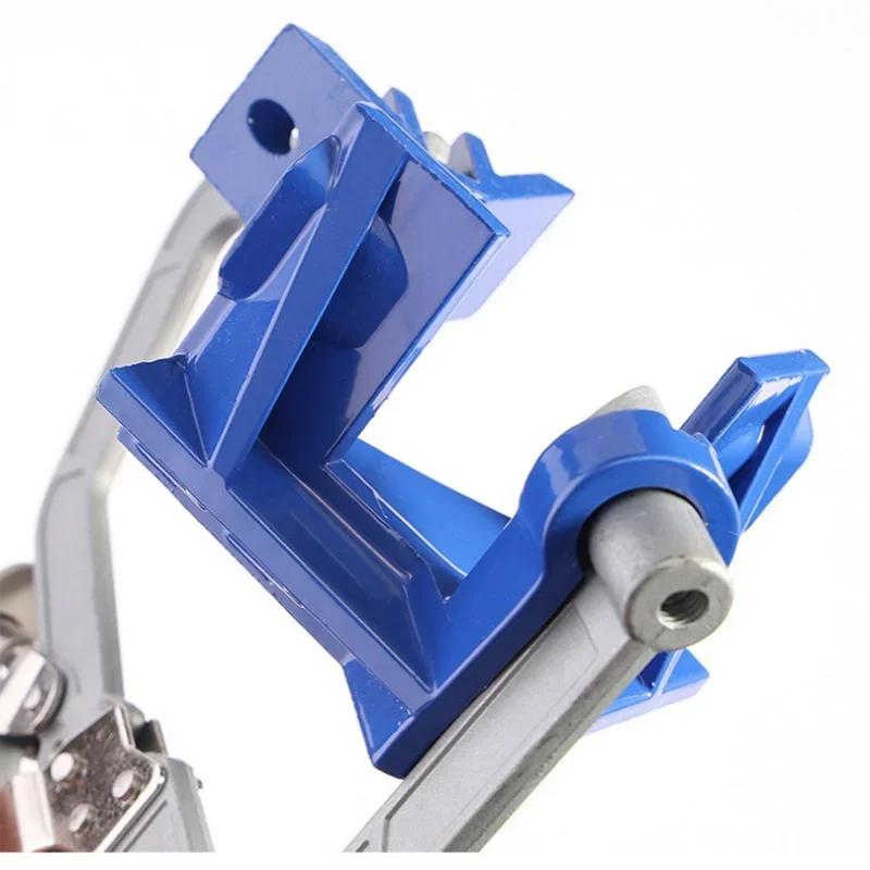 Home Cabinet Right Angle Fixing Hole Punching Installer 90 Degree Right Angle Woodworking Tool Clamp Quick Right Angle Pliers