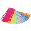 12Pcs Cross Stitch Threads Organizer Color Plastic 20 Holes Floss Bobbin Winding  Plate