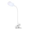 Reading Lights , LED USB Desk Lamp with 3 Color Modes, Eye Protection Book Clamp Light , 360  Flexible Gooseneck Clamp Lamp for Desk Headboard and Vid