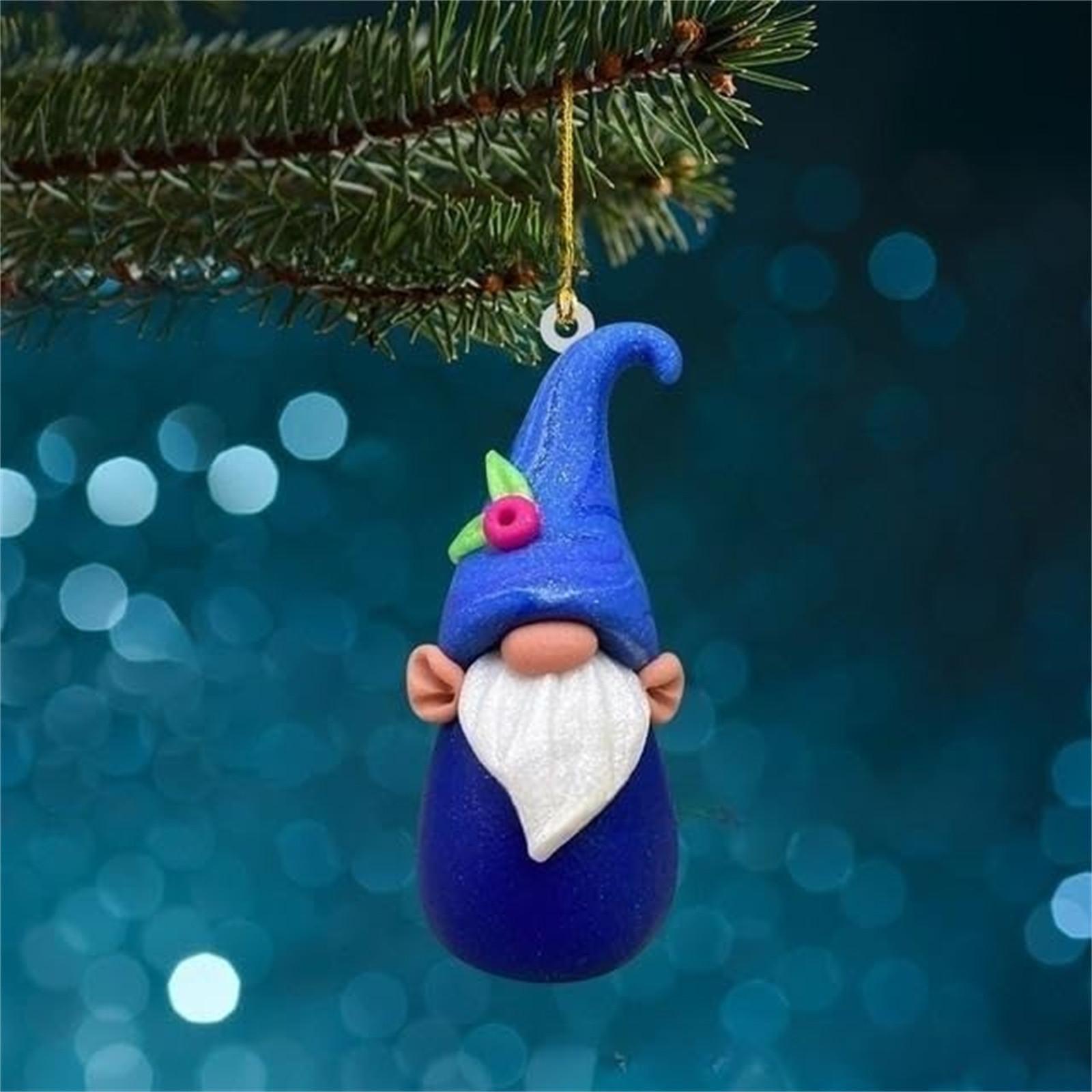 

Милый 2D акриловый карлик, кулон, украшение, подвеска на рождественскую елку, автомобильная подвеска, украшение для домашней елки, украшение для рождественской елки, домашний декор 1 шт. One Size