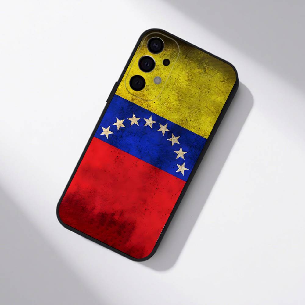 Flag OF The Venezuela Venezuelan Phone Case For Samsung S25,S24,S21,S22,S23,S30,Ultra,S20,Plus,Fe,Lite,5G Black Cover