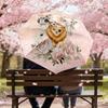 1pc Zebra Elephant Automatic Folding Umbrella, Heavy Duty 8 Rib Iron Frame,  Suitable for Travel, Daily Use, Birthday, Decor Gift m0104043
