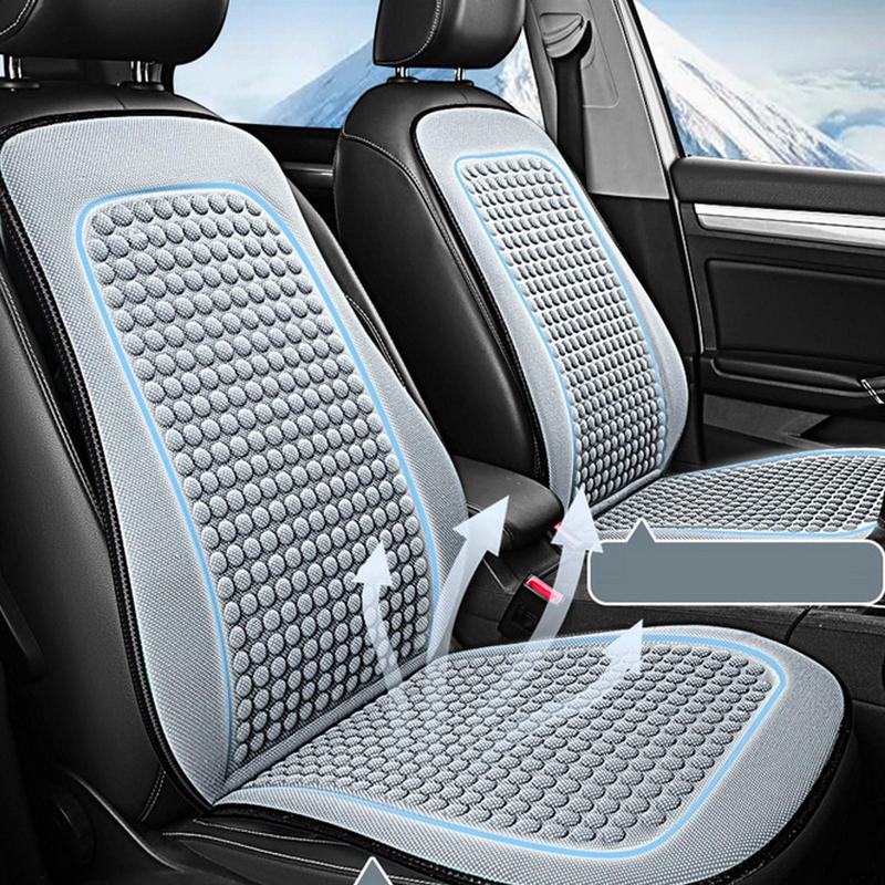 Ice Silk Car Seat Cushion Ventilation Comfortable Durable Four Seasons Universal Split Single Car Front Seat Cover for SUV Car