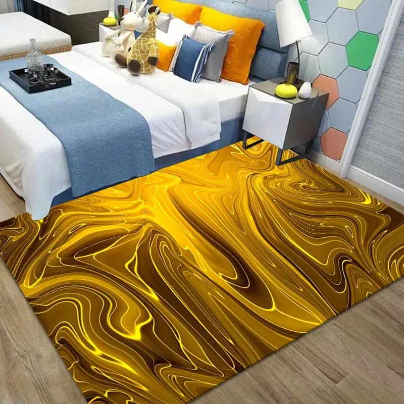 3D Streamline Pattern Carpet for Bedroom Area Rugs in The Living Room Home Decor Floor Mat Bedroom Carpet Decor DoorMat Play Mat