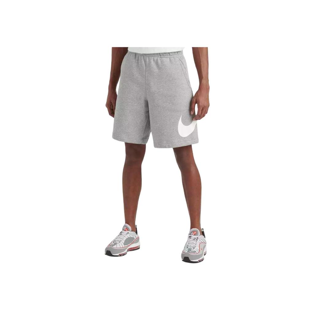 Nike Logo Print Elastic Waist Five-Point Casual Shorts Men shorts Gray BV2722-063