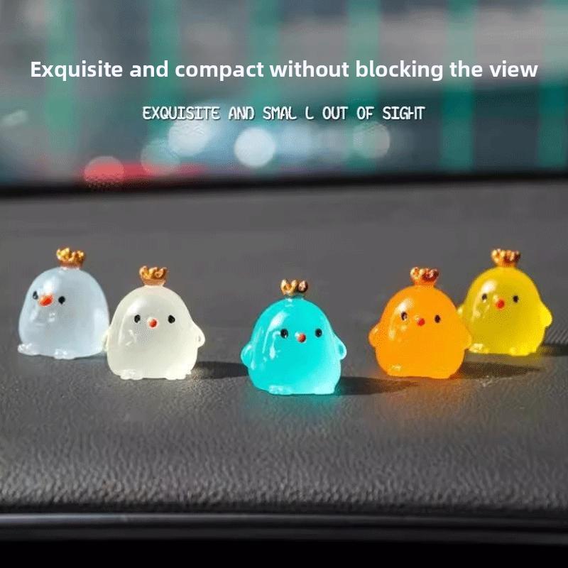 2PCS Cute and Fun Decorations Novice Driver Auxiliary Identification Luminous Sticker Vehicle Distance Reference Positioning Mark